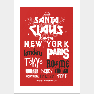 Santa Claus World tour Posters and Art